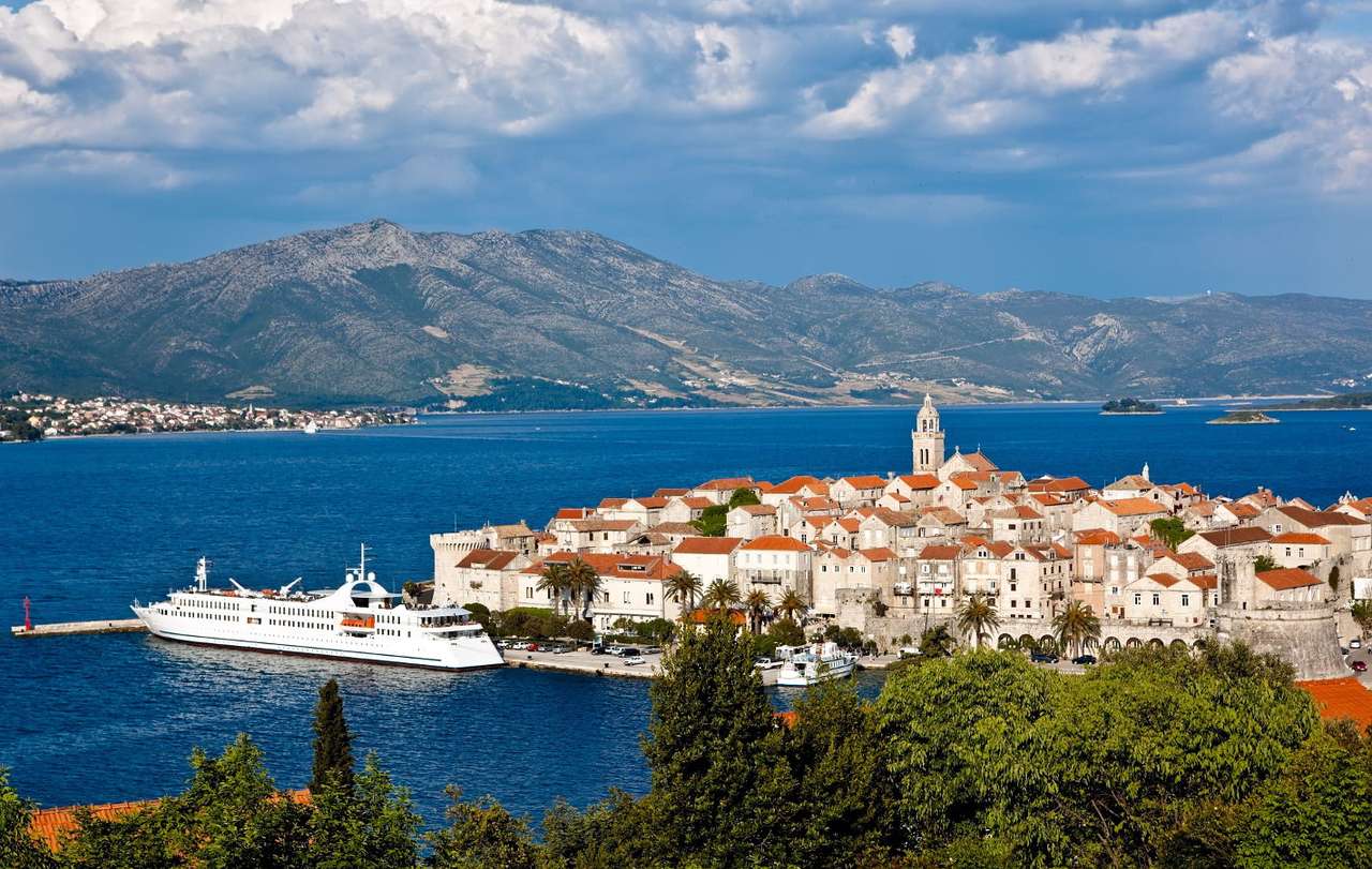 Miasto Korčula (Chorwacja) puzzle online ze zdjęcia