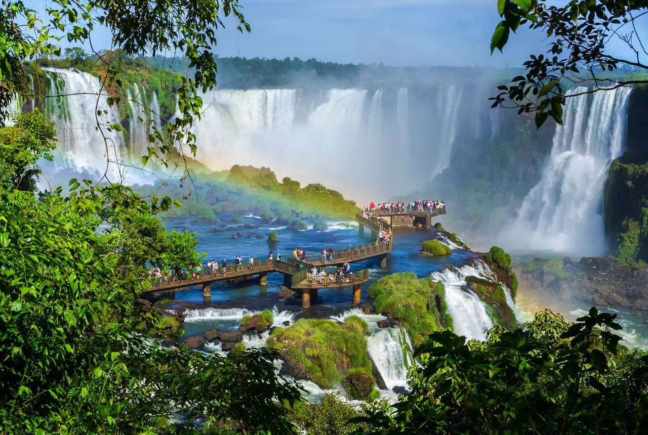 Most przy wodospadzie Iguazú (Argentyna/Brazylia) puzzle