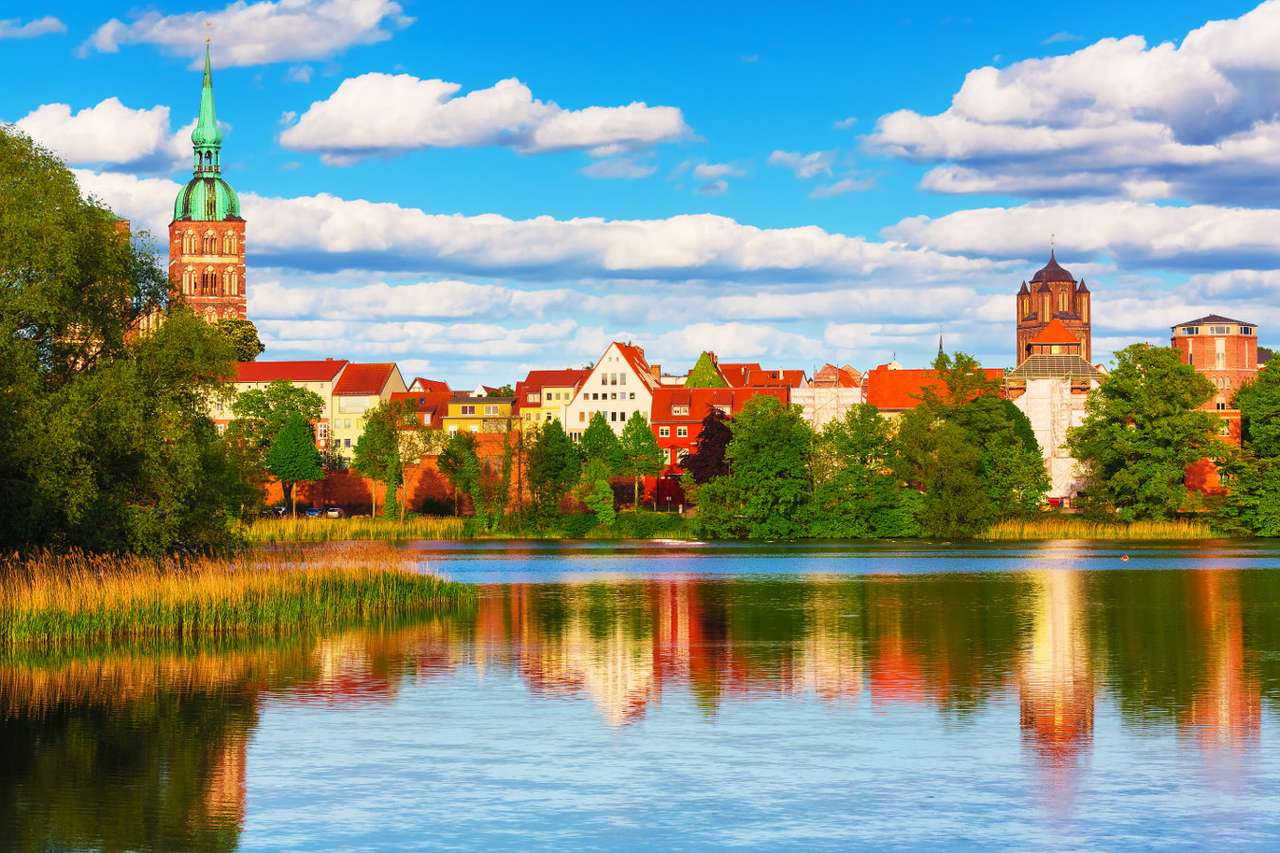 Panorama starówki w Stralsund (Niemcy) puzzle online