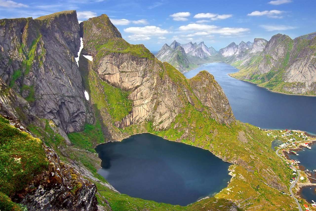 Krajobraz Lofotów (Norwegia) puzzle online