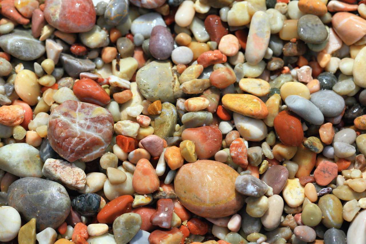 Kamienie morskie puzzle online ze zdjęcia