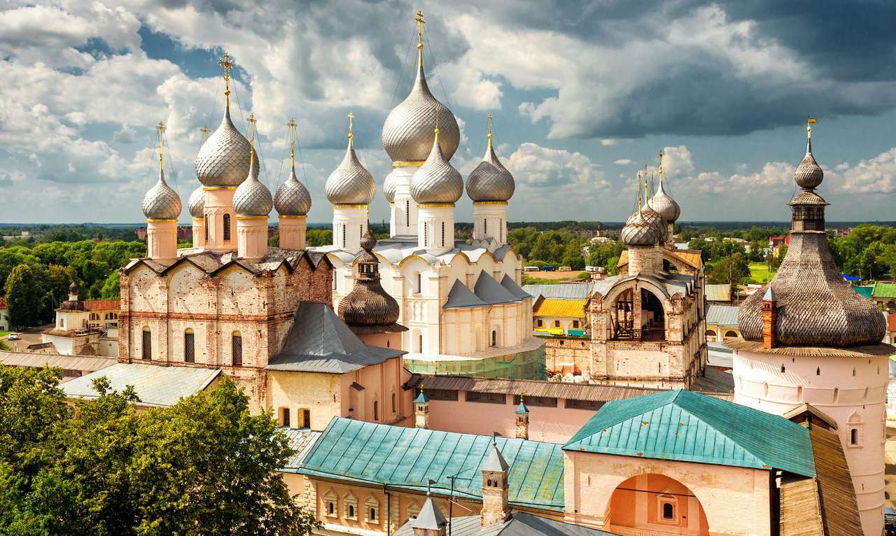 Katedra Wniebowzięcia NMP w Rostowie (Rosja) puzzle online