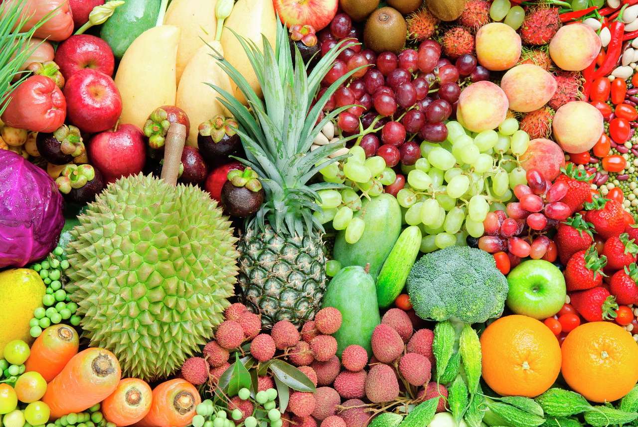 Tropikalne owoce puzzle online ze zdjęcia