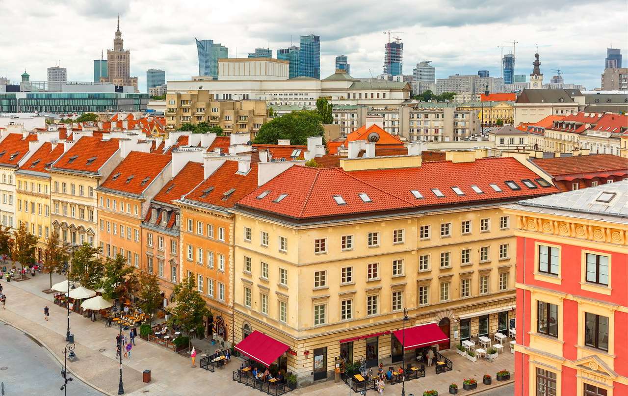 Centrum Warszawy (Polska) puzzle online ze zdjęcia