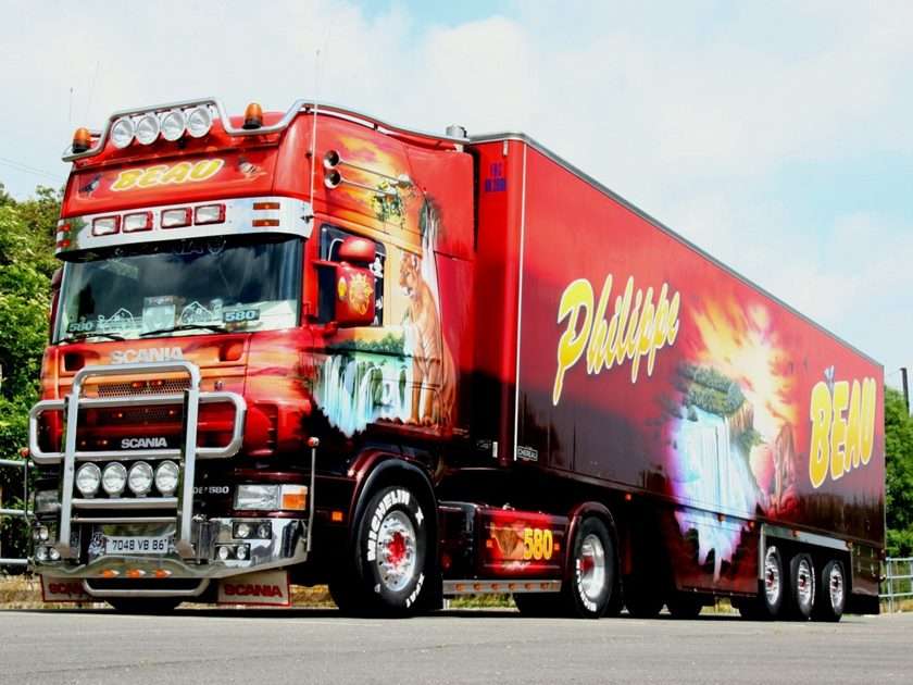 Scania Tuning r580 puzzle online