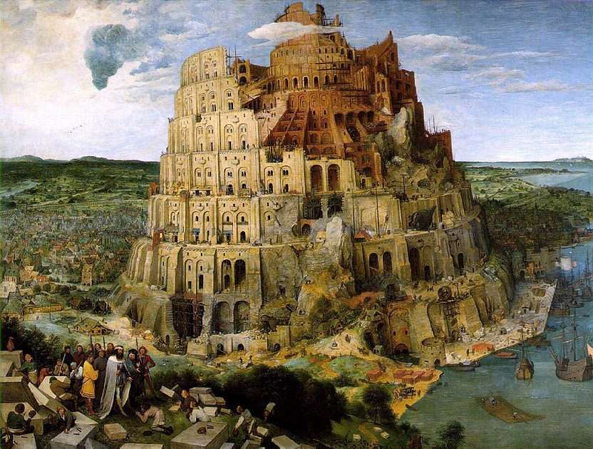 Brueghel "Wieża Babel" puzzle online