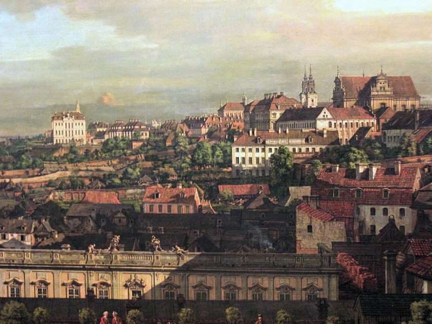 Canaletto "Warszawa z zamku królewskiego" puzzle