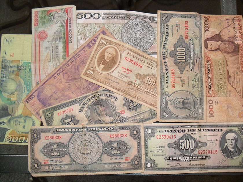 Old Mexicans, Banknotes 1963/1986 puzzle ze zdjęcia
