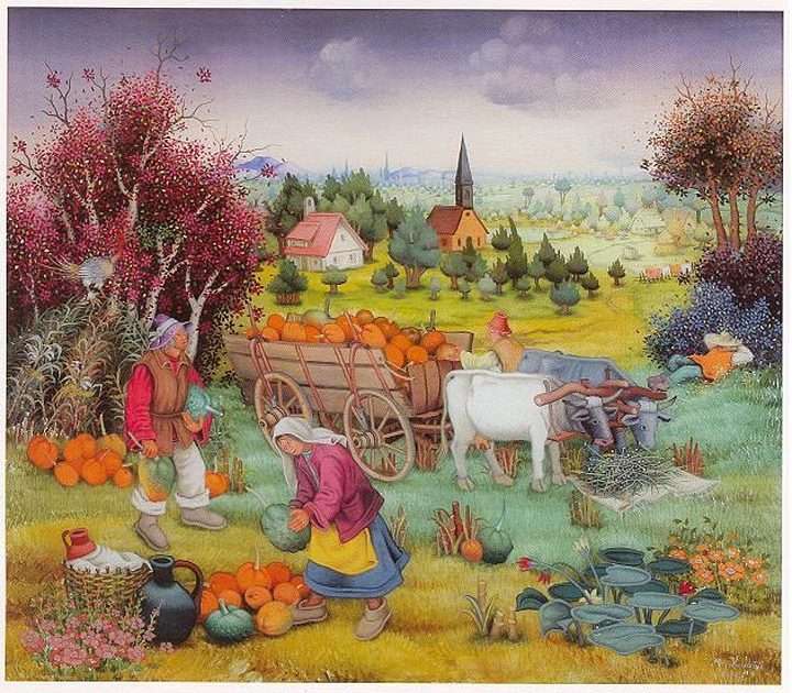 Naive Art from Croatia puzzle online