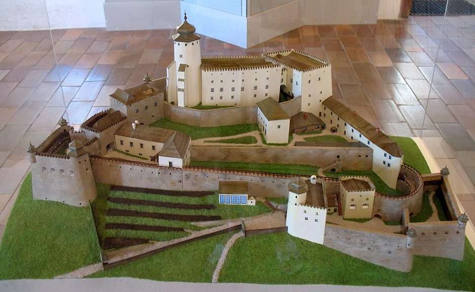Zamek w Starej Lubowli - makieta puzzle online
