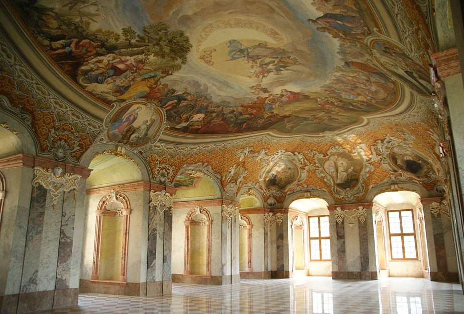 Klasztor w Lubiążu Refektarz puzzle online ze zdjęcia