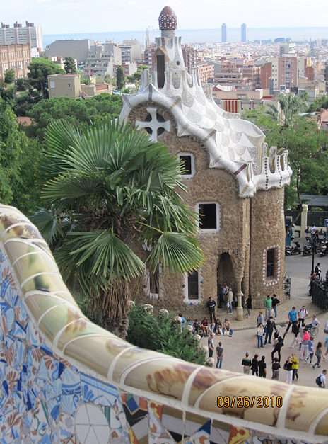 Mozaika Gaudi puzzle online ze zdjęcia