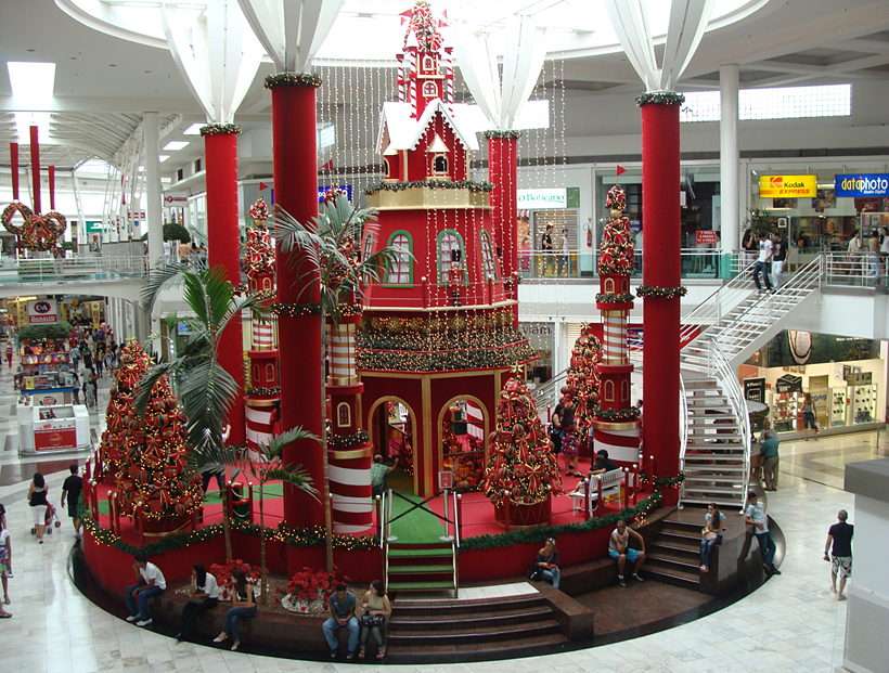 dekoracja świąteczna w Witorii (Brazylia) puzzle online ze zdjęcia