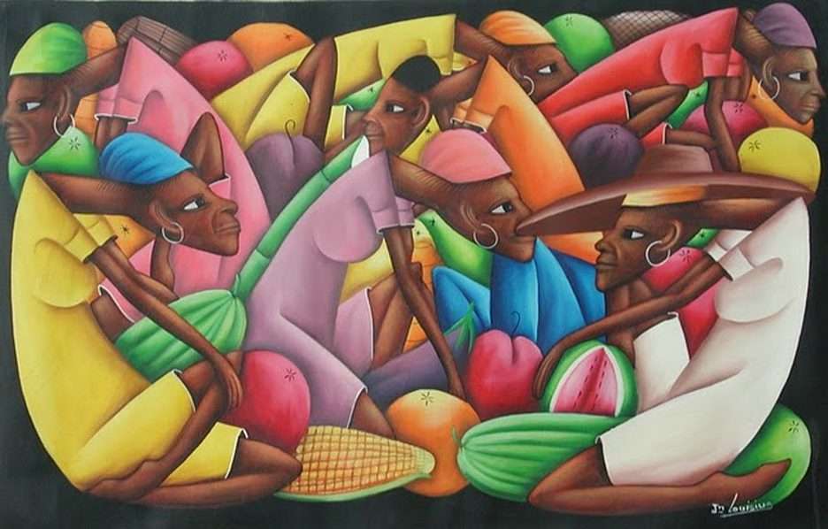 Haiti kolorowy puzzle online