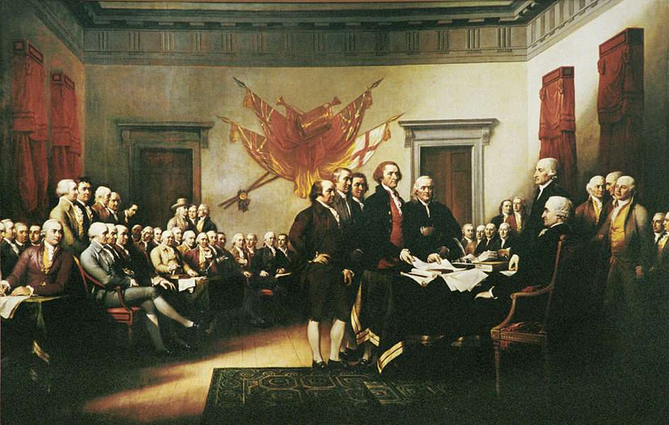 Deklaracja Niepodległości puzzle ze zdjęcia