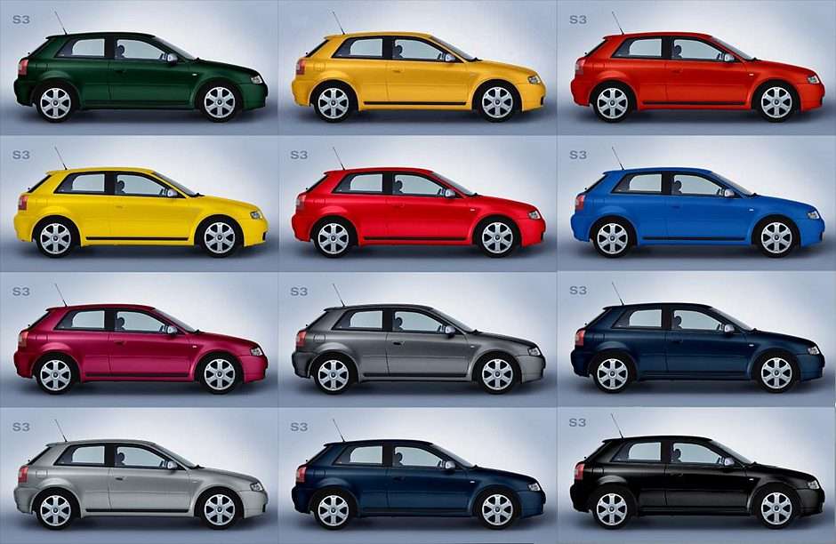 colores de coches puzzle online