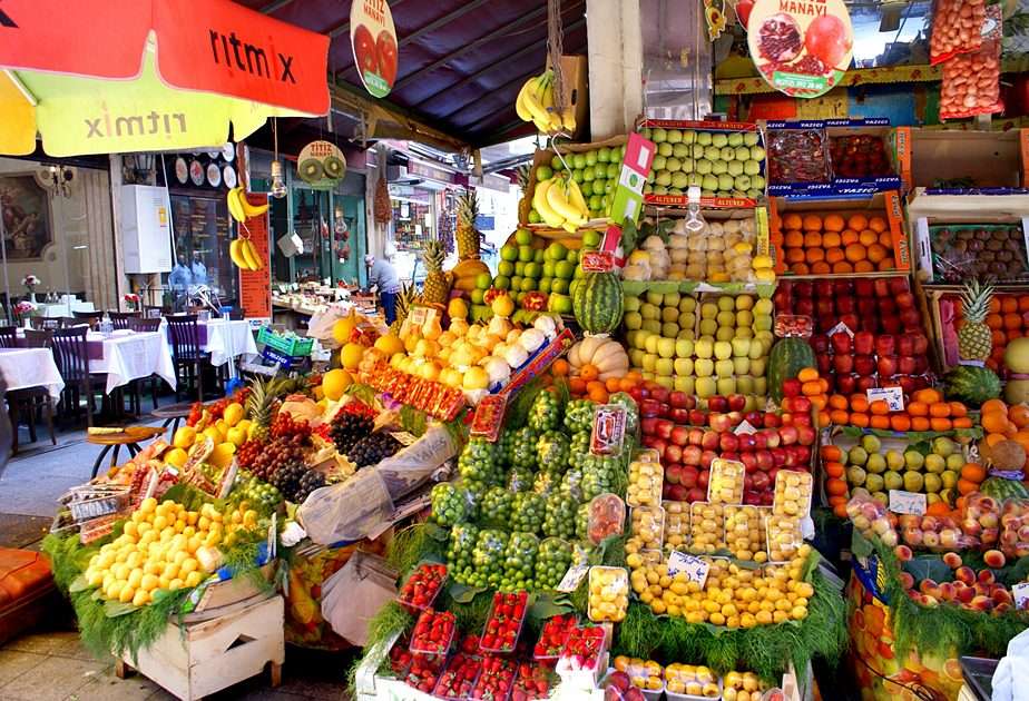Stambulski bazar owocowy puzzle online
