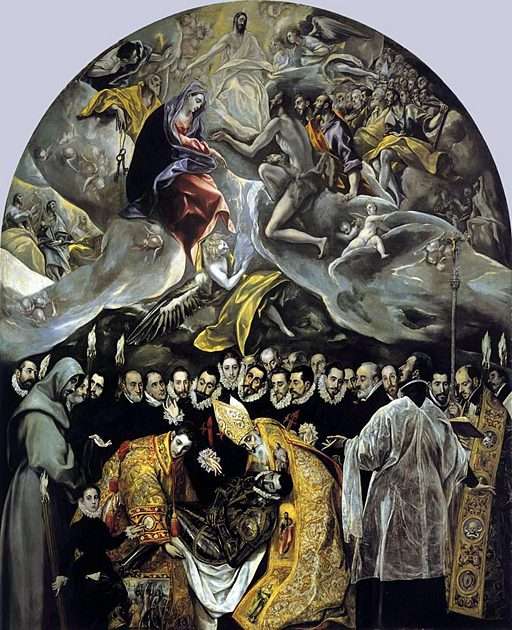 El entierro del conde de Orgaz - El Greco puzzle online