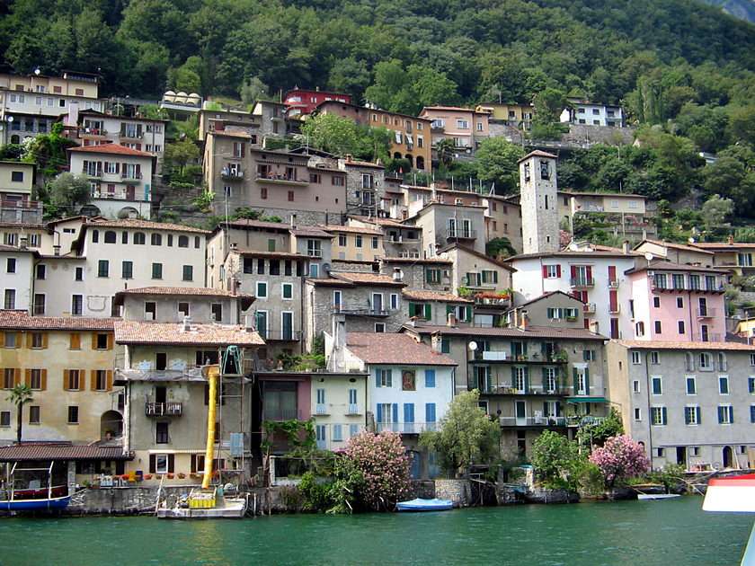 Gandria nad jeziorem Lugano. puzzle online