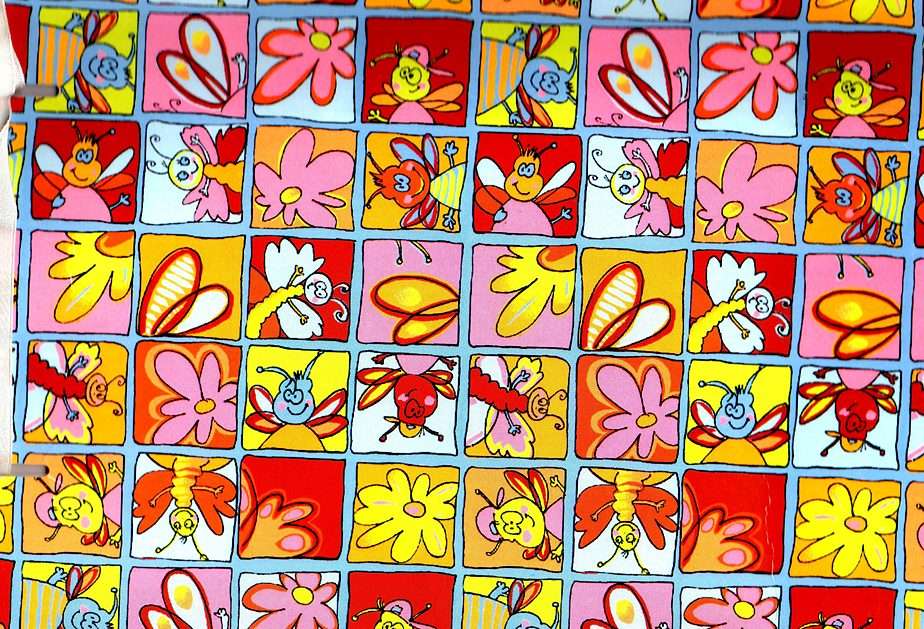 Kolorowy papier puzzle online
