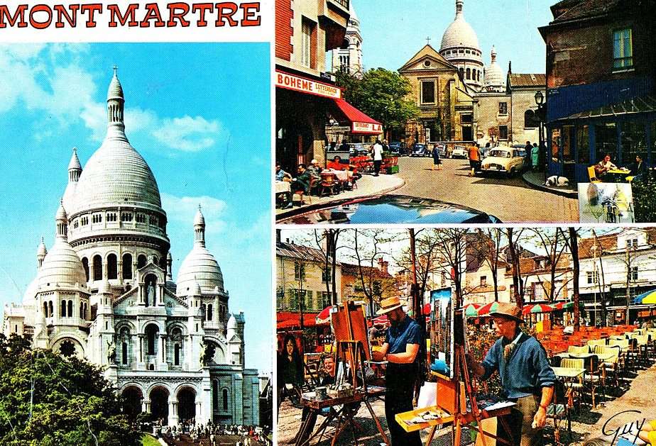 Paryż  1986 puzzle online ze zdjęcia