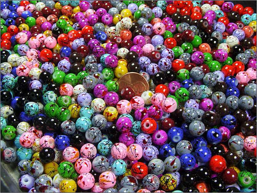 Kolorowe kulki puzzle online ze zdjęcia