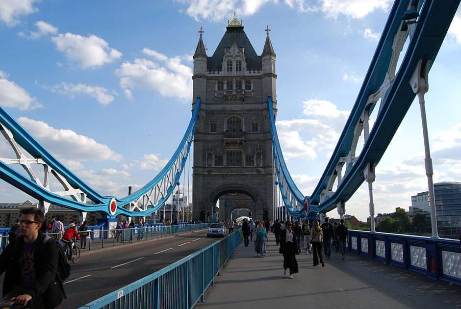 Londyn, Tower Bridge puzzle online ze zdjęcia