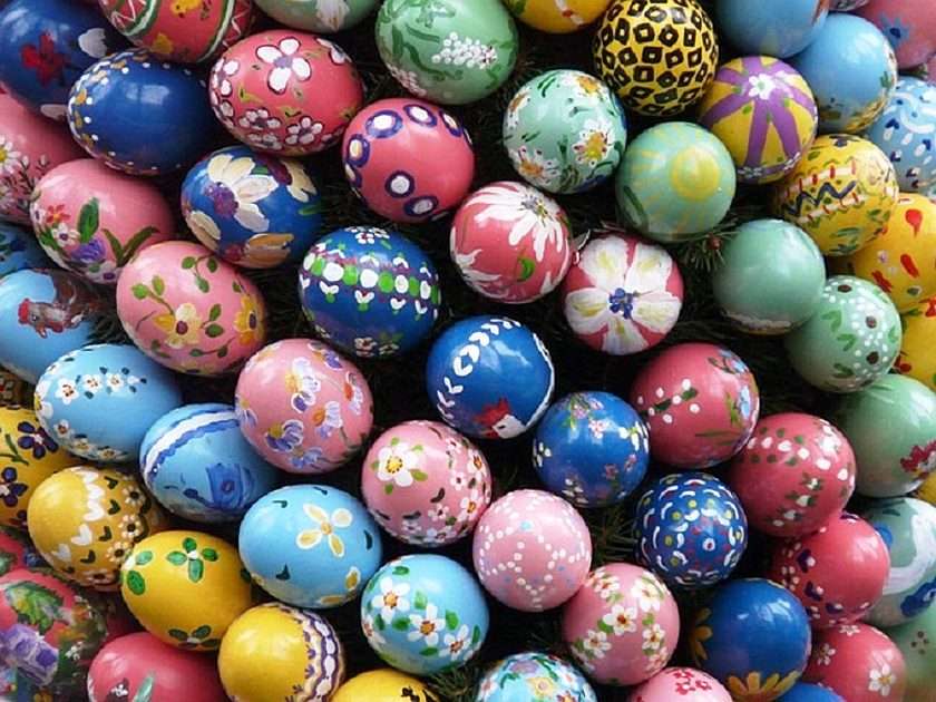 huevos de pascua puzzle online