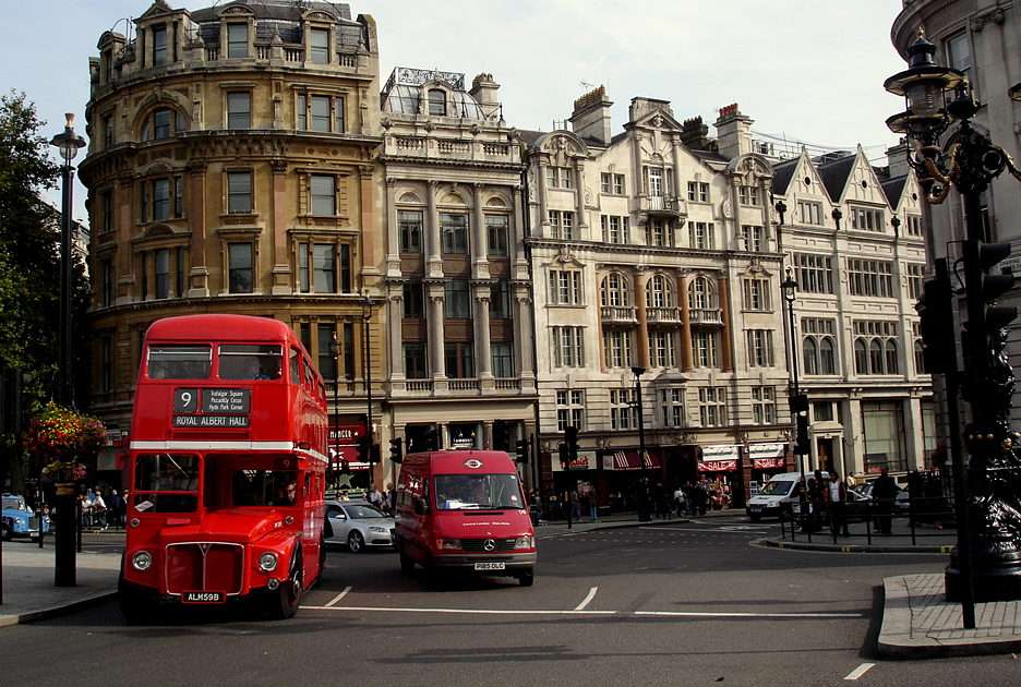 Londyn puzzle online ze zdjęcia