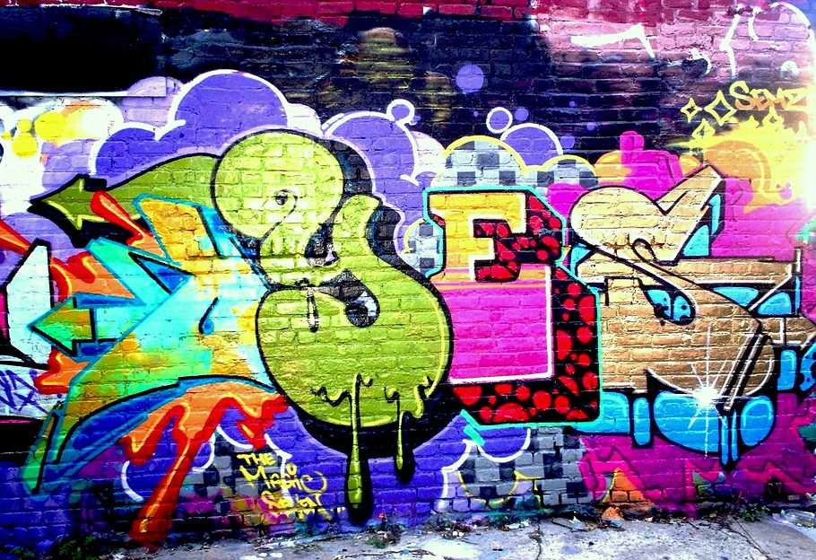 graffiti puzzle online ze zdjęcia