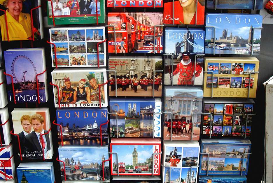 Widokówki z Londynu puzzle online