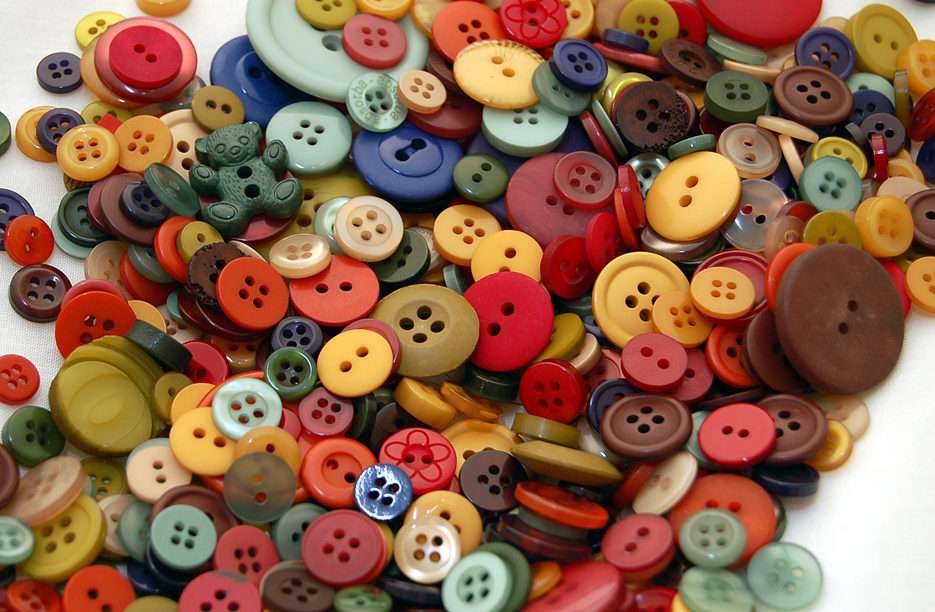 kolorowe guziki puzzle online ze zdjęcia