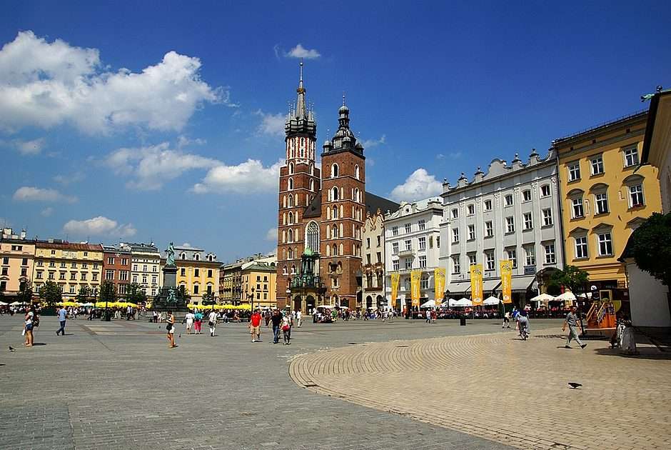 Rynek Główny w Krakowie puzzle online ze zdjęcia