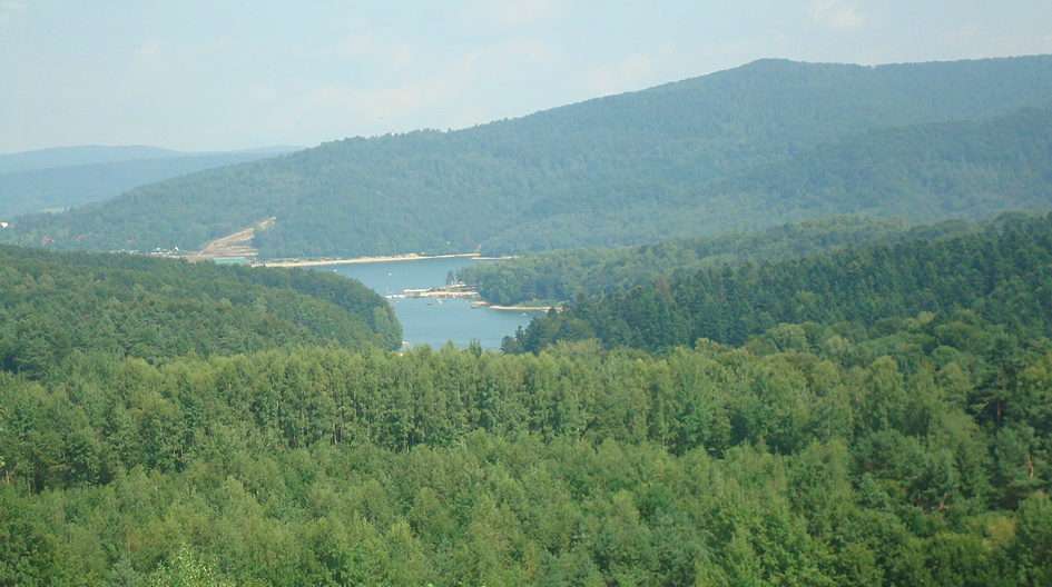 Jezioro Solińskie puzzle online ze zdjęcia