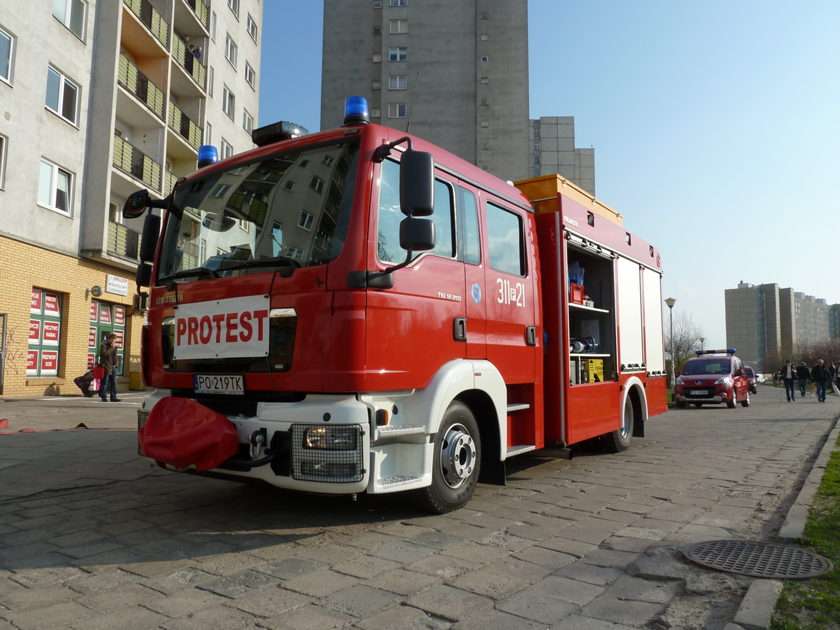 Wóz straży pożarnej puzzle online