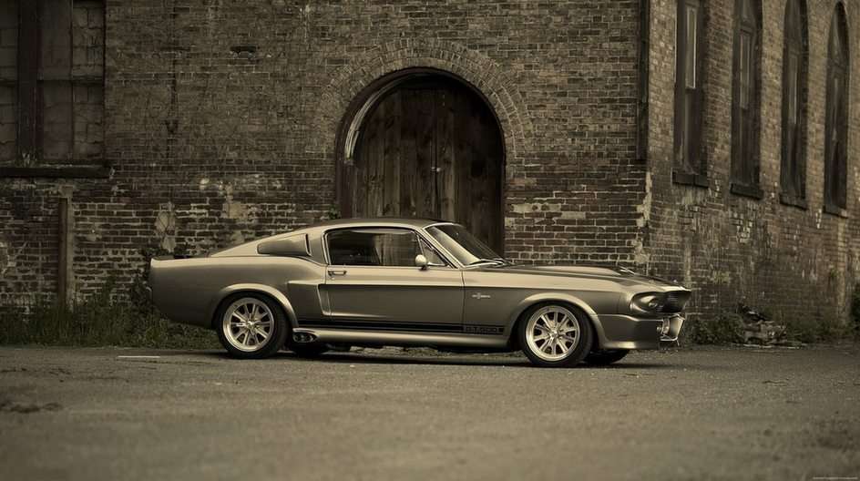 1968 Ford Mustang Fastback Eleanor puzzle online ze zdjęcia