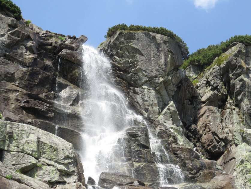 Wodospad Skok puzzle online ze zdjęcia
