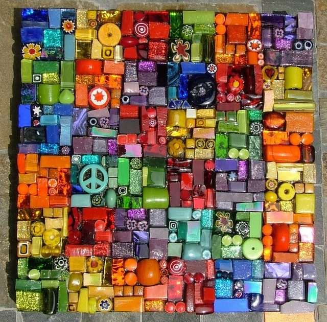 rainbow mosaic 01 puzzle online ze zdjęcia