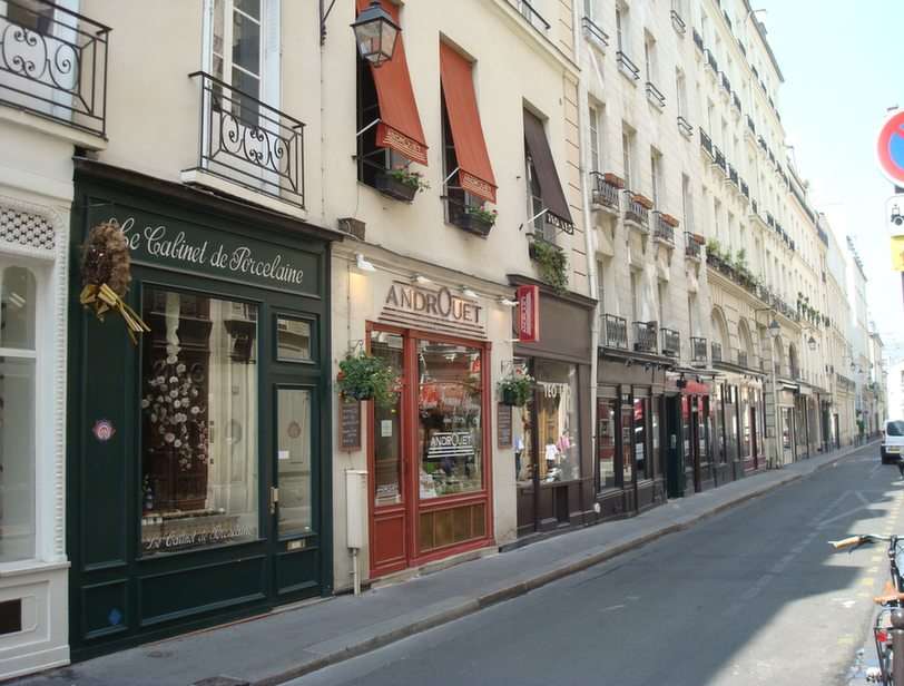 paryska uliczka puzzle online ze zdjęcia