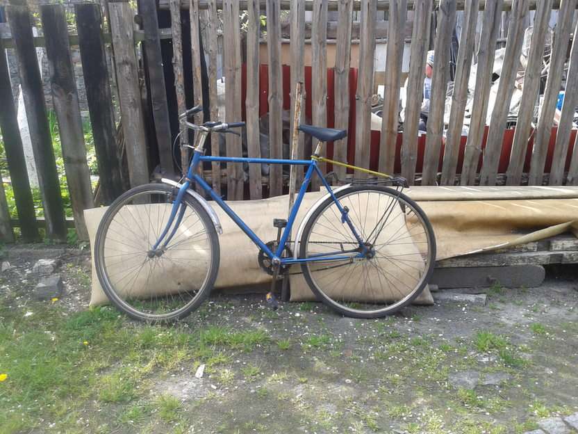 stary rower puzzle online ze zdjęcia