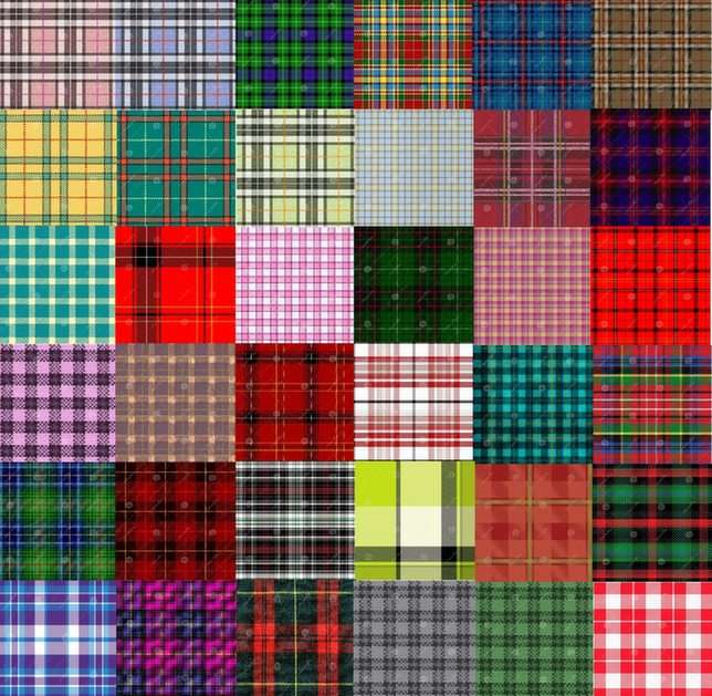 Scottish tartans_02 puzzle online ze zdjęcia