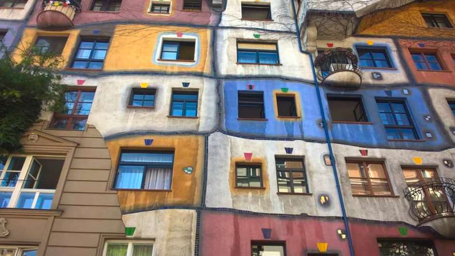 oryginalny budynek w Wiedniu puzzle online