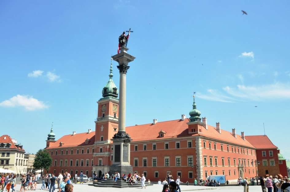 Warszawa, zamek królewski i kolumna Zygmunta puzzle