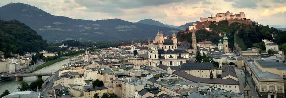 Panorama Salzburga puzzle online