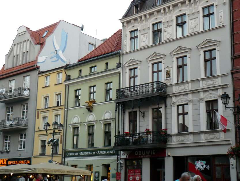 Toruńska starówka puzzle online ze zdjęcia