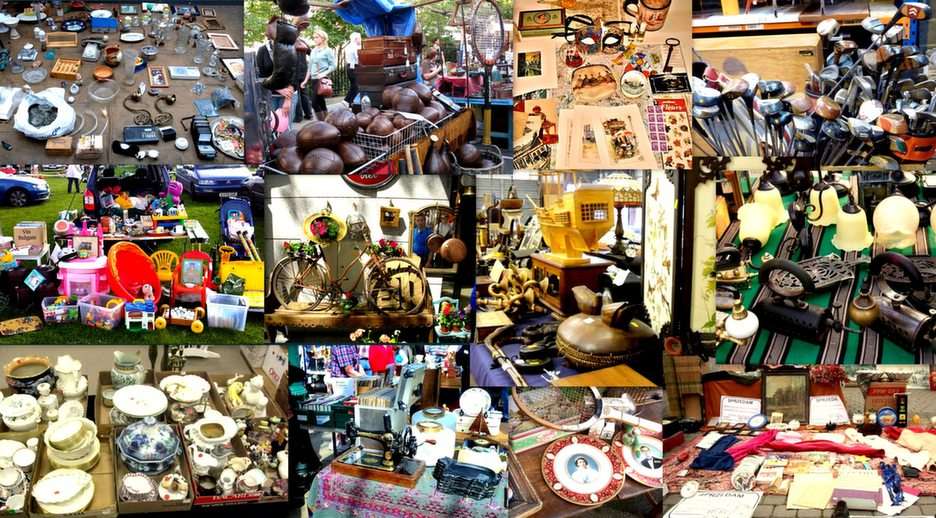 Car boot-collage puzzle online