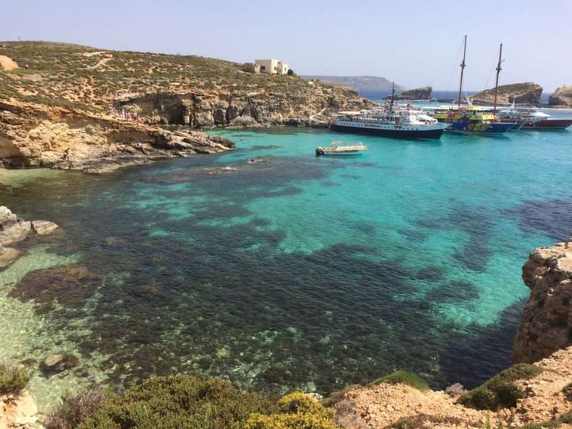 Blue Lagoon - Malta puzzle online ze zdjęcia