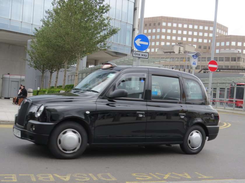 Londyńskie Taxi puzzle online ze zdjęcia