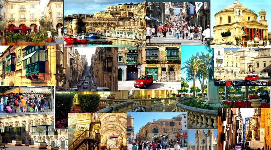 Malta-Valleta puzzle online