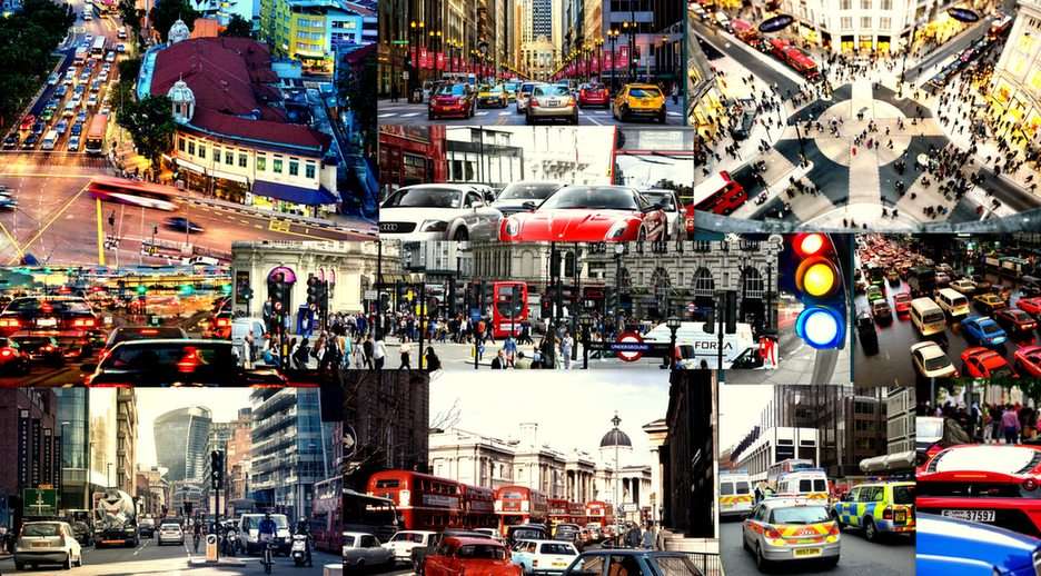 Londyn-ulice puzzle online ze zdjęcia